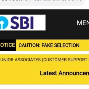 SBI bank 5237 junior associate Clark Requirement 2021