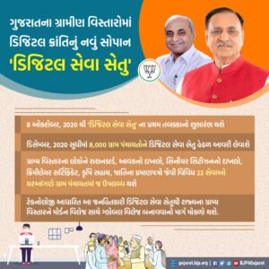 Gujarat Govt 22 Digital Service at village