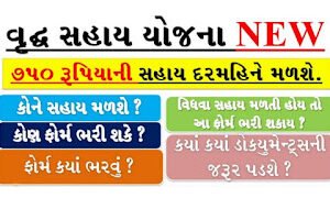 Vridha Sahay Yojana Gujarat Extension and Application Form