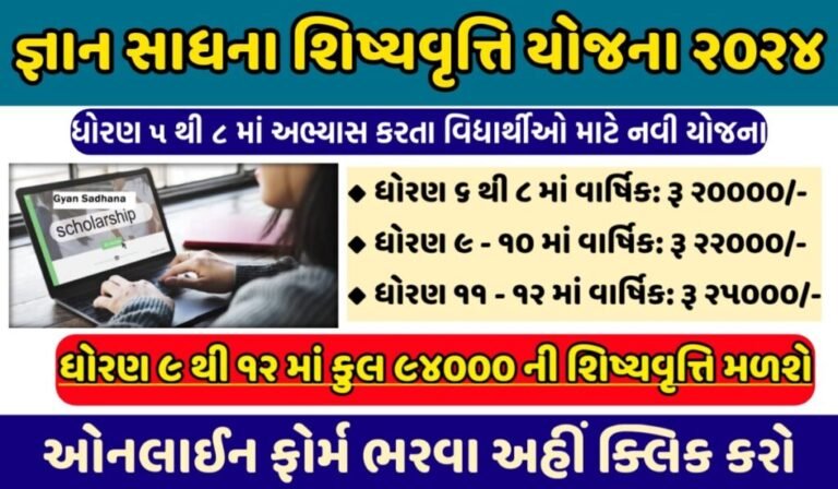 Gyan Sadhana Scholarship Scheme 2024: Apply Online, Official Notification
