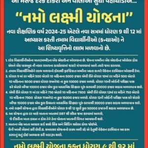 Namo Lakshmi Yojana 2025