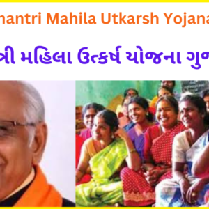 Mukhyamantri Mahila Utkarsh Yojana Gujarat | મુખ્ય મંત્રી મહિલા ઉત્કર્ષ યોજના ગુજરાત