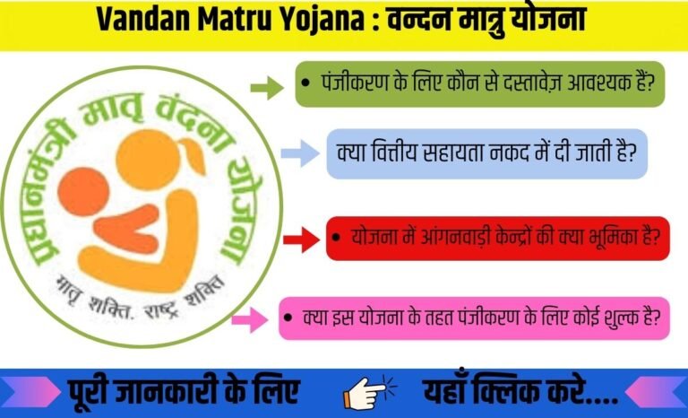 Vandan Matru Yojana : वन्दन मात्रु योजना