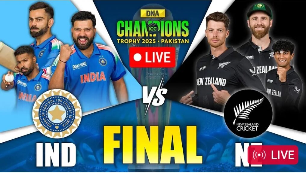 India Vs New Zealand Champions trophy Final Live Streaming Apk