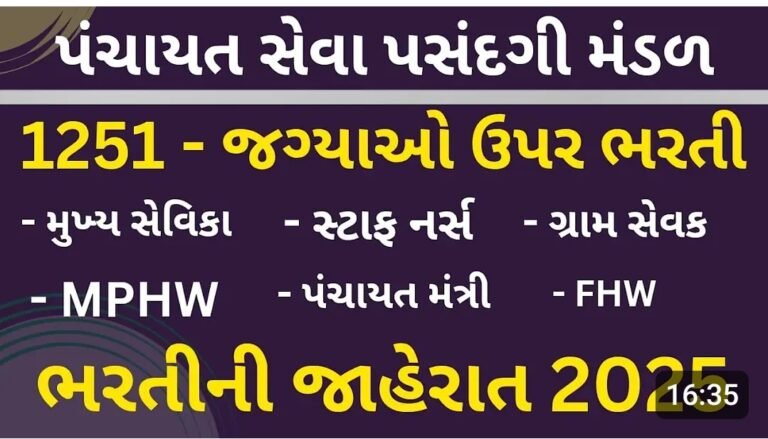 GPSSB Recruitment 2025