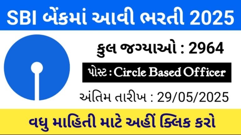 State Bank of India Recruitment 2025