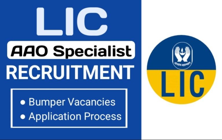 LIC AAO Specialist Recruitment 2025