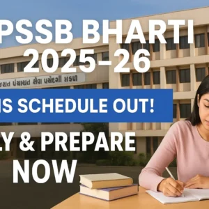 GPSSB Bharti 2025-26
