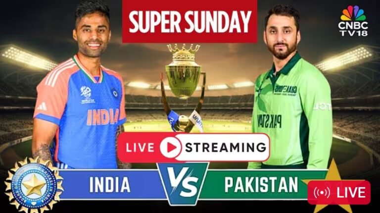 India vs Pakistan Live Cricket Streaming