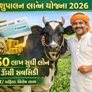 2026 ની સર્વશ્રેષ્ઠ પશુપાલન લોન યોજના: 25% થી 66% સુધી સબ્સિડી & ₹50 લાખ સુધી લોન મેળવવાની સંપૂર્ણ માર્ગદર્શન