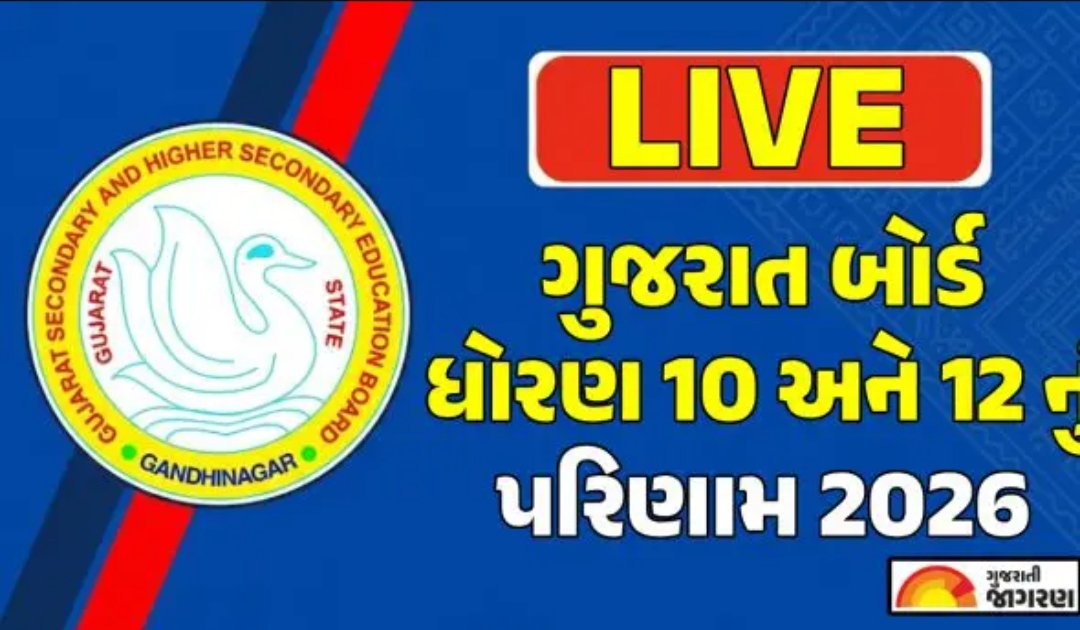 GSEB Standard 10 And 12 Result 2026
