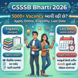 IBPS SO Notification 2024, Apply Online Dates, Exam Date, All Details 4 GSSSB Bharti 2026: 5000+ Vacancy આવી રહી છે? Apply Online, Eligibility, Last Date