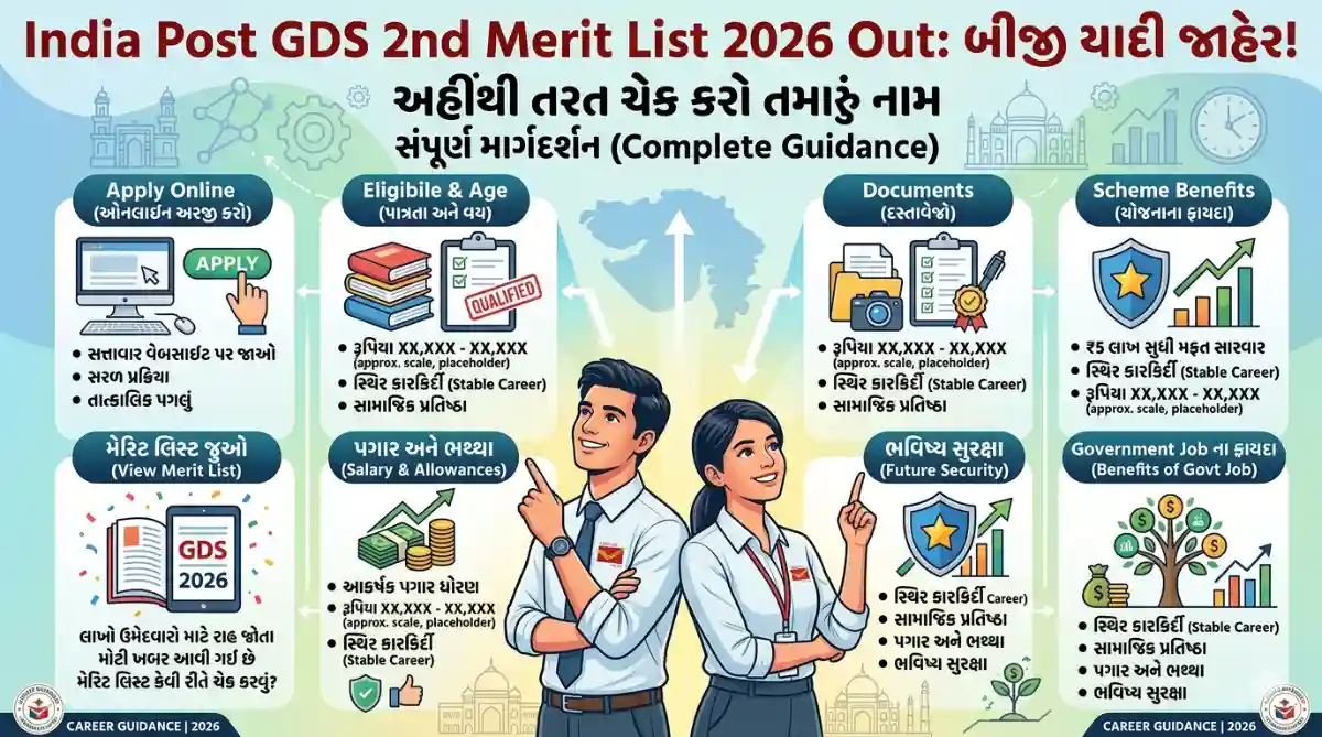 India Post GDS 2nd Merit List 2026