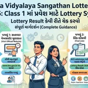Kendriya Vidyalaya Sangathan Lottery Result 2026 – પરિણામ કેવી રીતે ચેક કરવું?