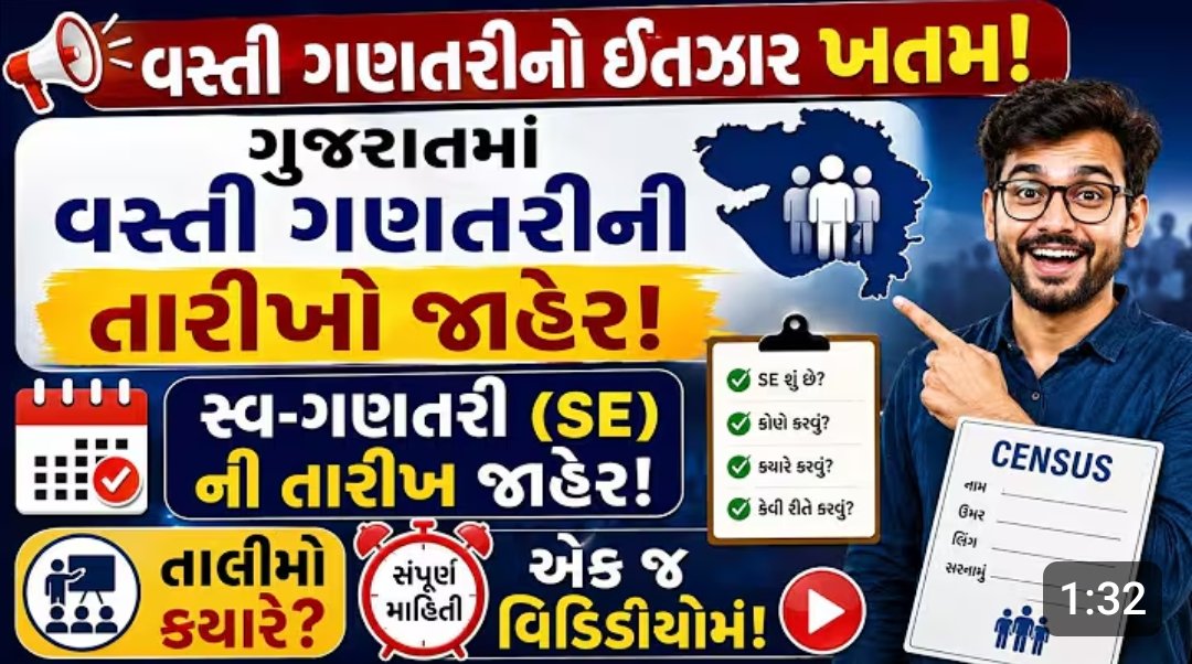 Census 2026 Gujarat